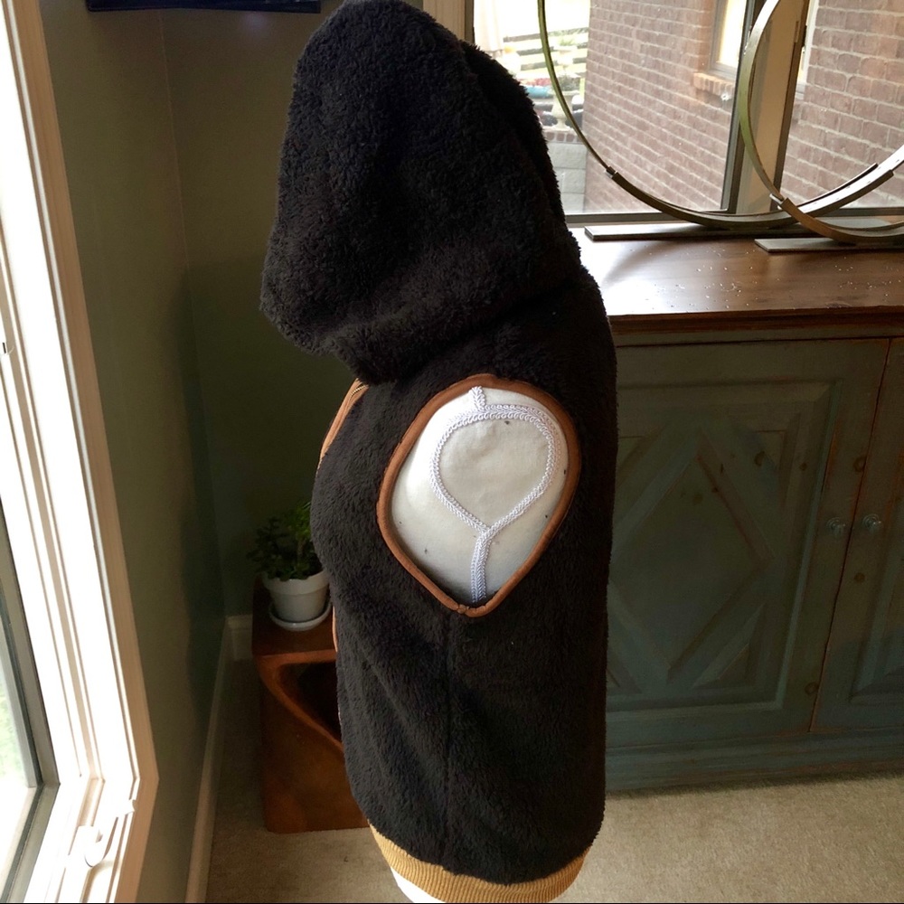 🆕 ❗️LAST ONE❗️BLACK HOODIE VEST - Picture 4 of 6